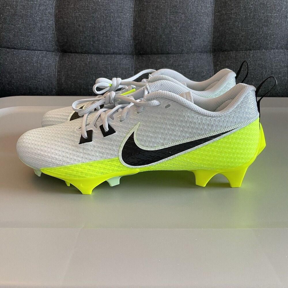 Nike Vapor Edge Speed 360 2 Football Cleats Grey Black Volt Sz 13 DA5455-004